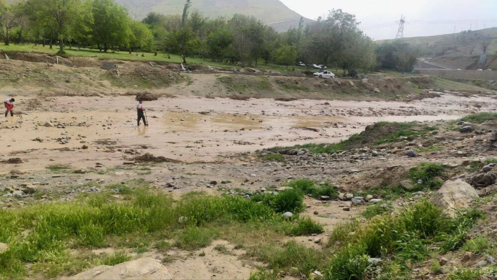ادامه عملیات جست‌وجوی مفقودی در رودخانه شهرچای ارومیه