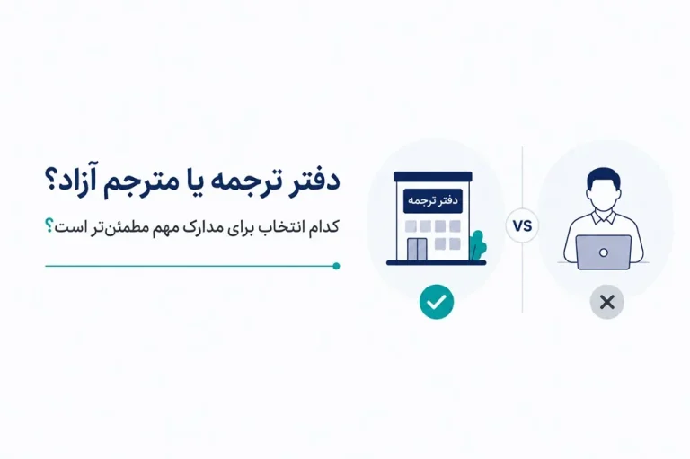 راهنمای ترجمه مدارک – دفتر ترجمه یا مترجم آزاد؟
